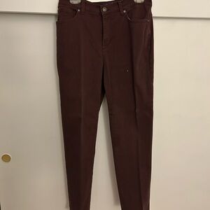 Maroon jeans by GV